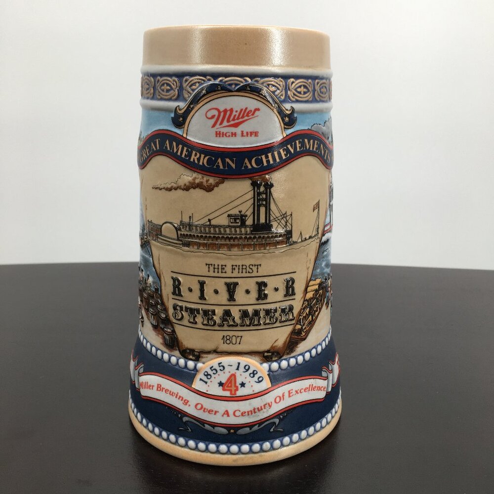 Miller BEER STEIN- “Great American Achievements” 4th In The Series